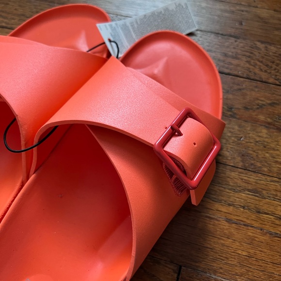 Bright Orange Rubber Pool Slides - Picture 5 of 8